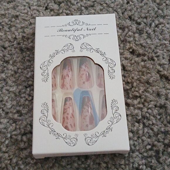 Halloween blood splatter spooky scary press on Nails NEW - Picture 2 of 4